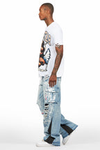 Dallin Blue Painter Baggy Cargo Jean