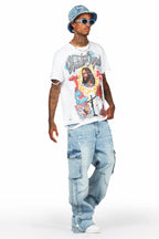 Kuiper Light Blue Baggy Fit Jean