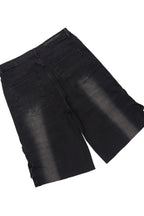 Dayte Nite Black/Red T-Shirt/Denim Short Set