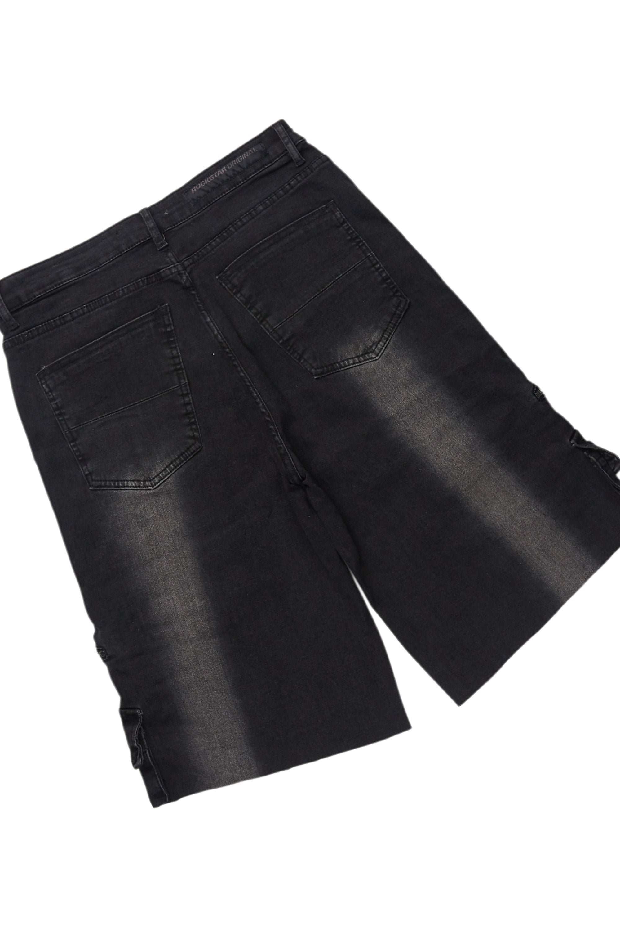 Dayte Nite Black/Red T-Shirt/Denim Short Set