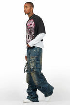 Berdi Dirty Wash Baggy Fit Jean