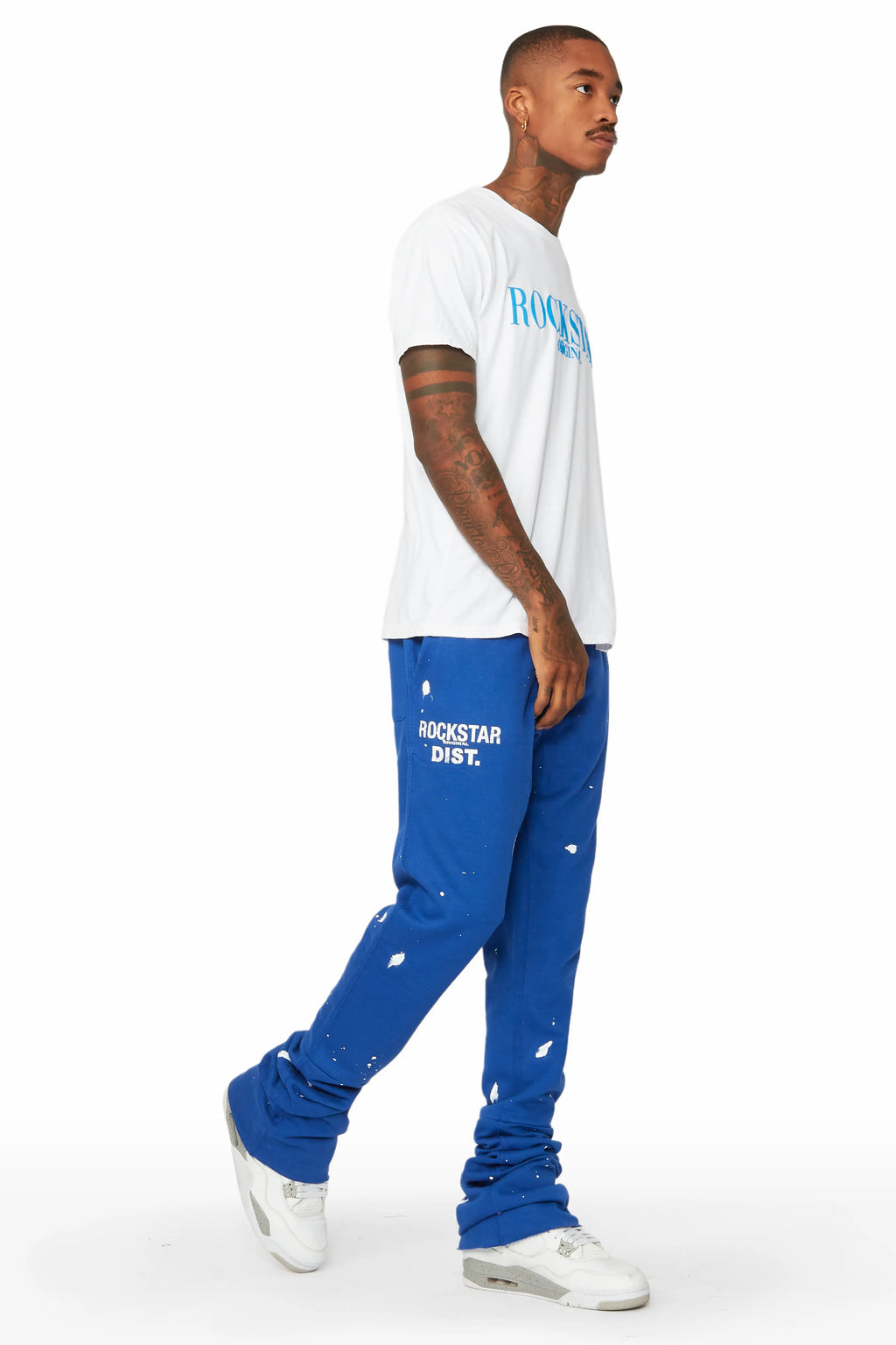 Farlee Royal Blue Super Stacked Flare Pants