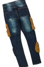 Deathrown Beige T-Shirt Slim Fit Cargo Jean Bundle