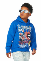 Boys Yooz Royal Graphic Hoodie