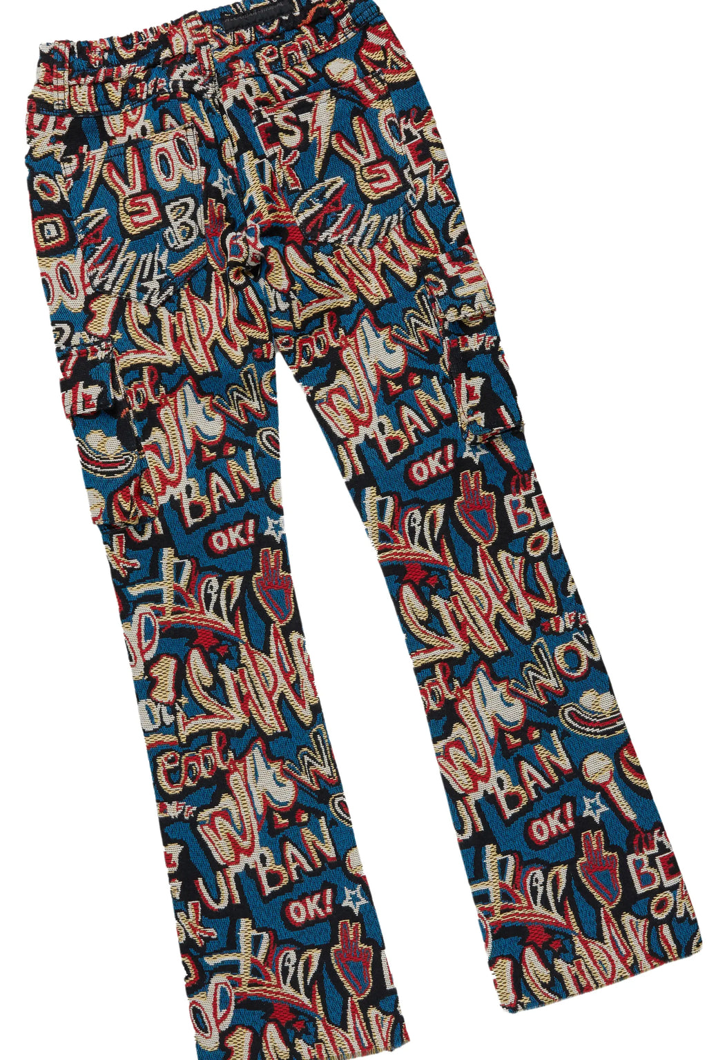 Boys Noam Black Hoodie/Stacked Flare Jean Set