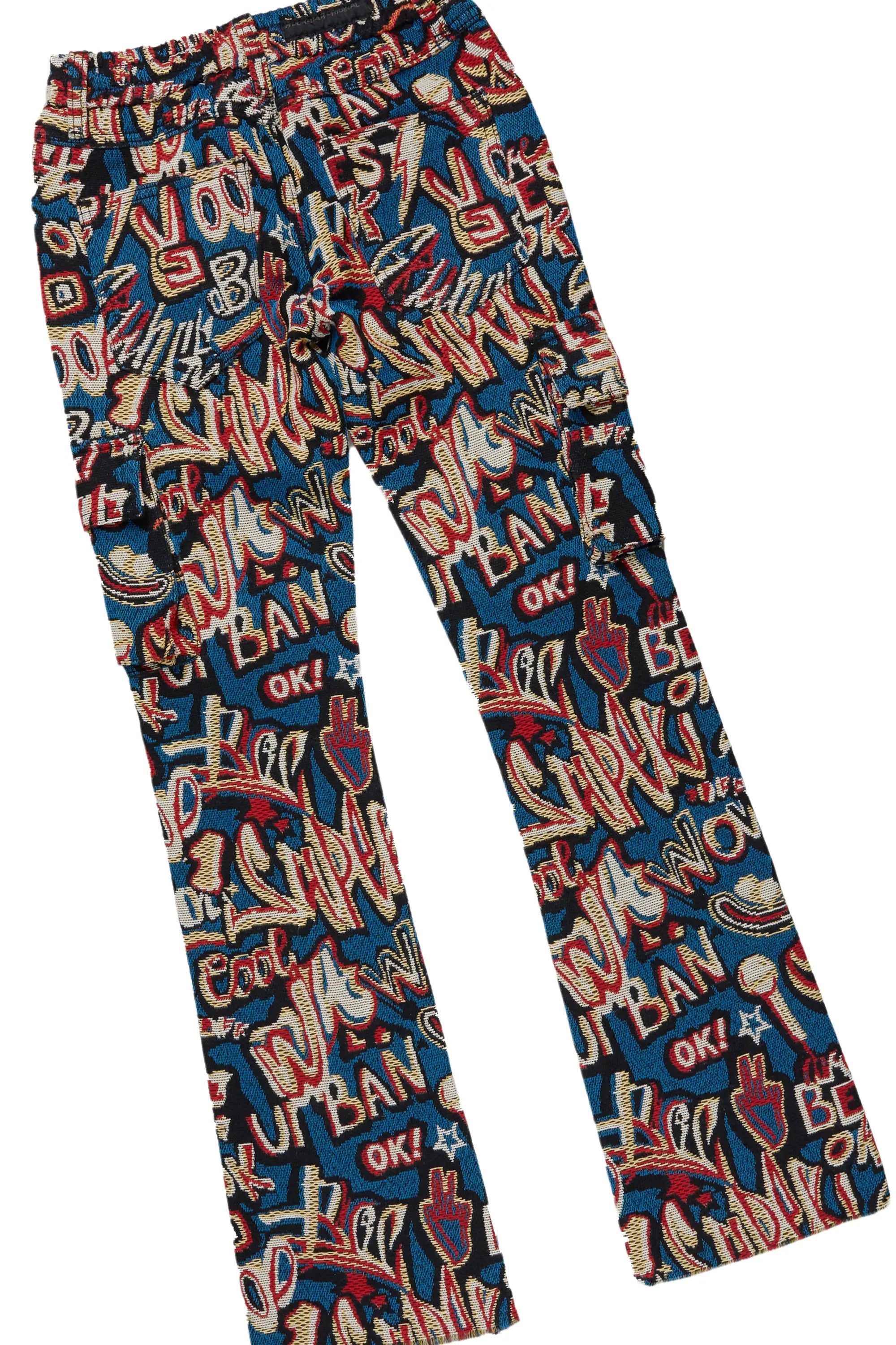 Boys Noam Black Hoodie/Stacked Flare Jean Set