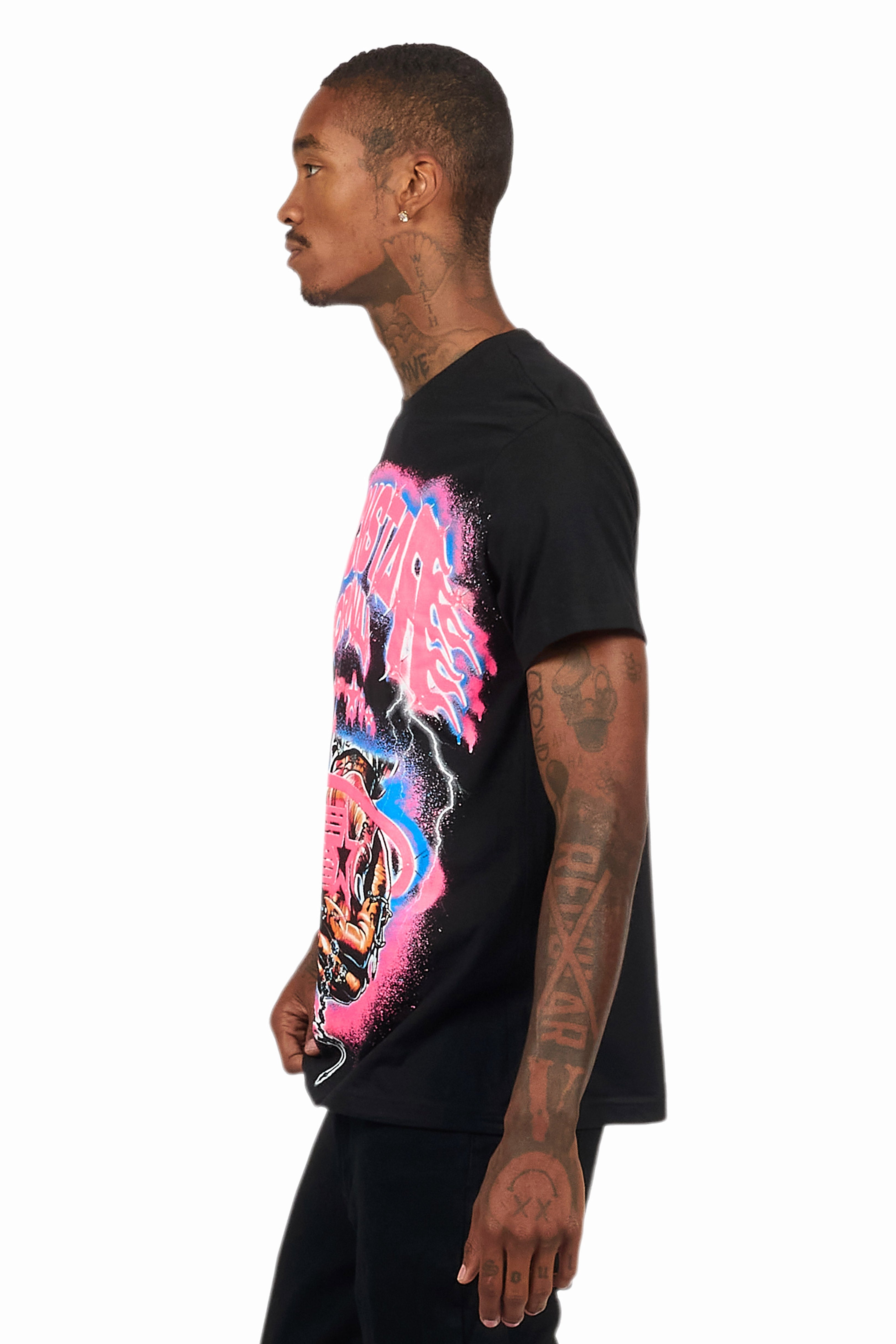 Cairo Black Graphic T-Shirt