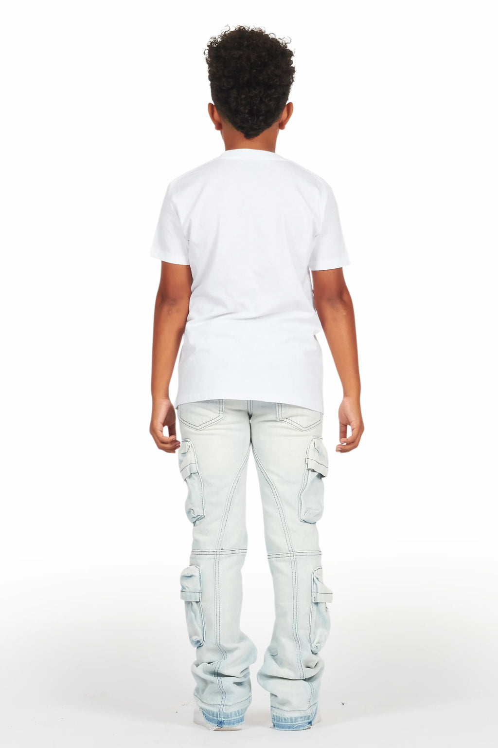 Boys Beau White Graphic T-Shirt