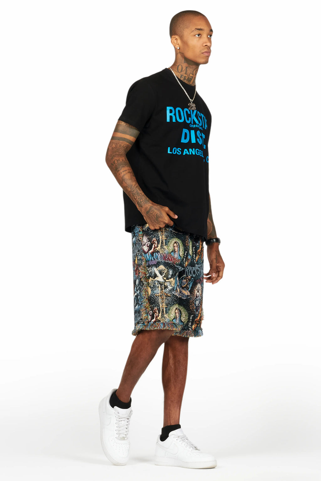 Tappy Black/Multi T-Shirt Short Set