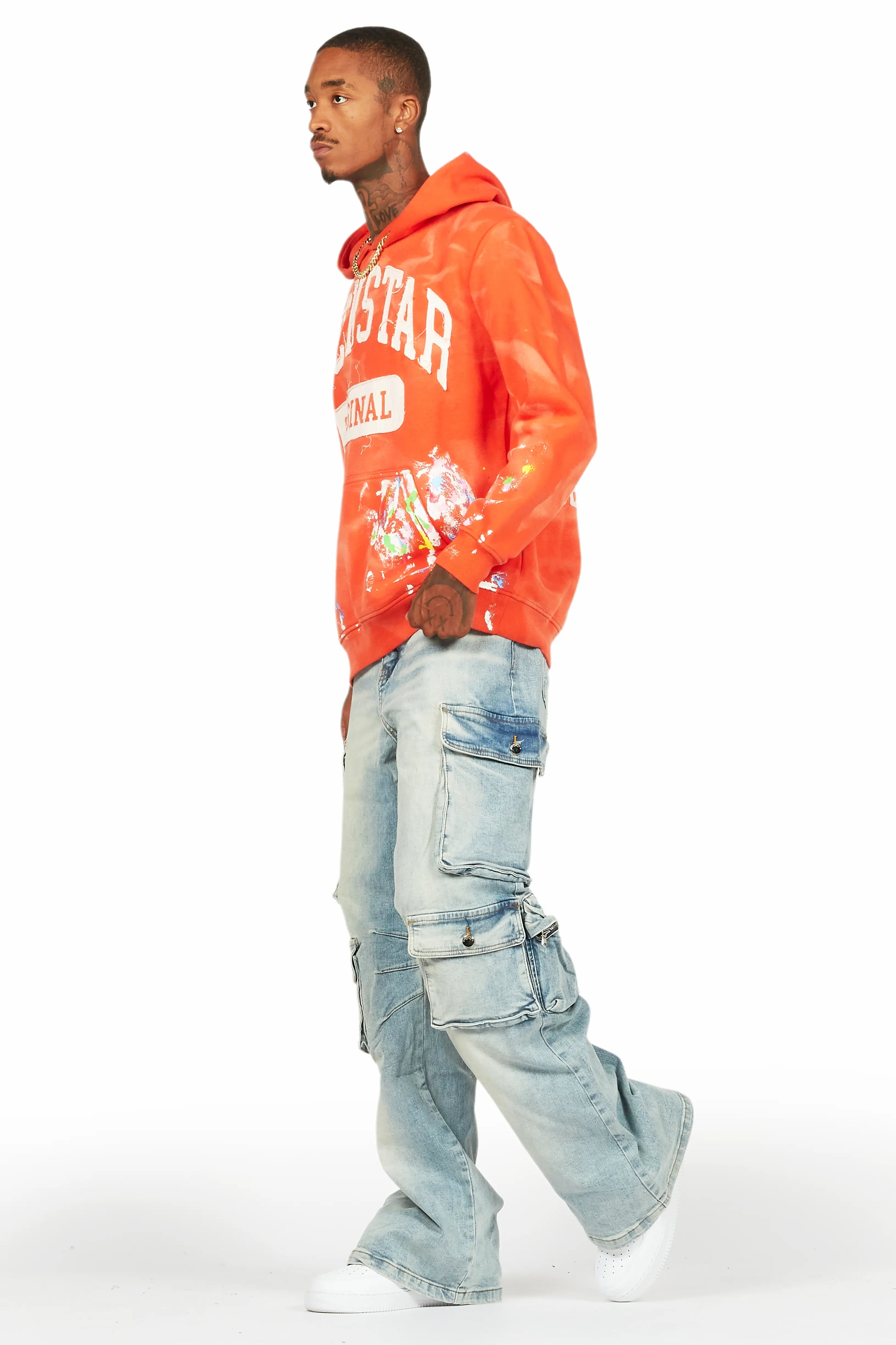 Cortie Blue Baggy Fit Jean