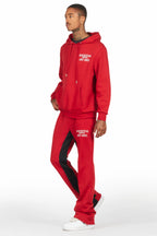 Briggs Burgundy Hoodie/Baggy Fit Pant Set