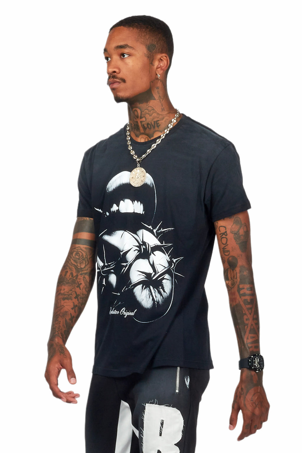 Schmear Black Graphic T-Shirt