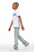 Boys Drick Light Blue Regular Fit Flare Jean