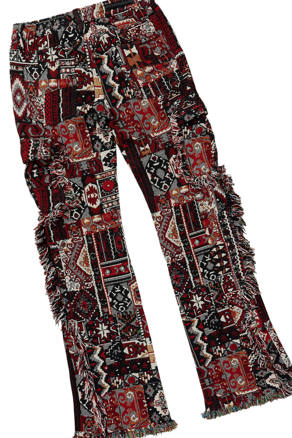 Girls Cass Vintage Black Hoodie/Stacked Flare Jean Set