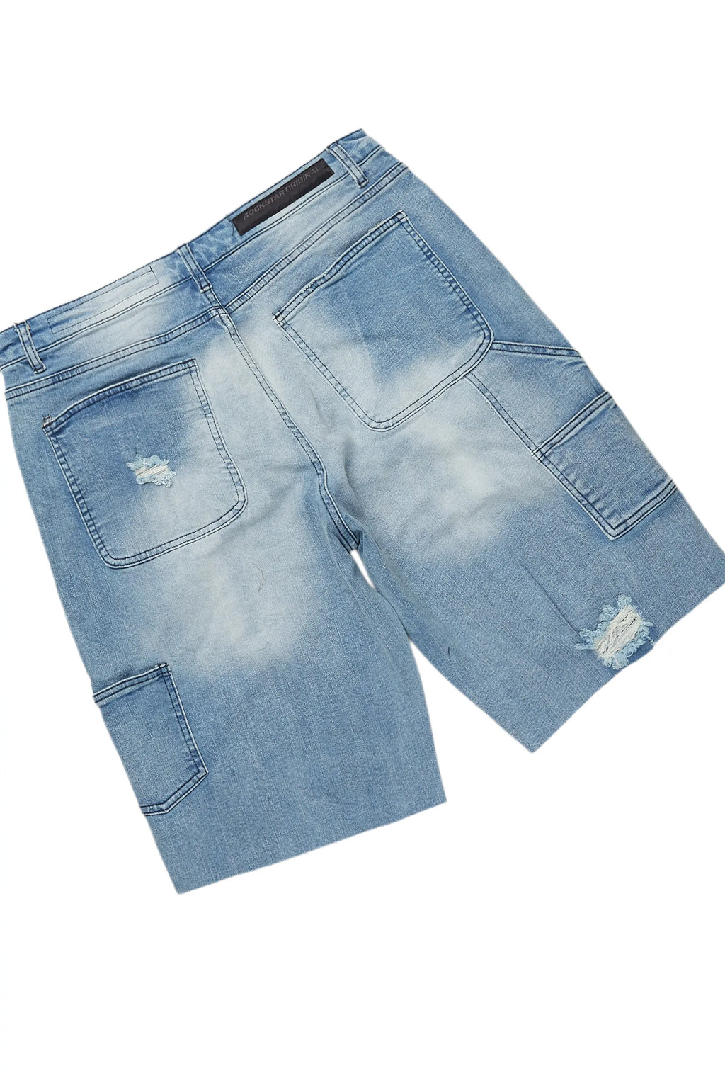 Grill White/Blue Tapestry T-Shirt/Denim Short Set