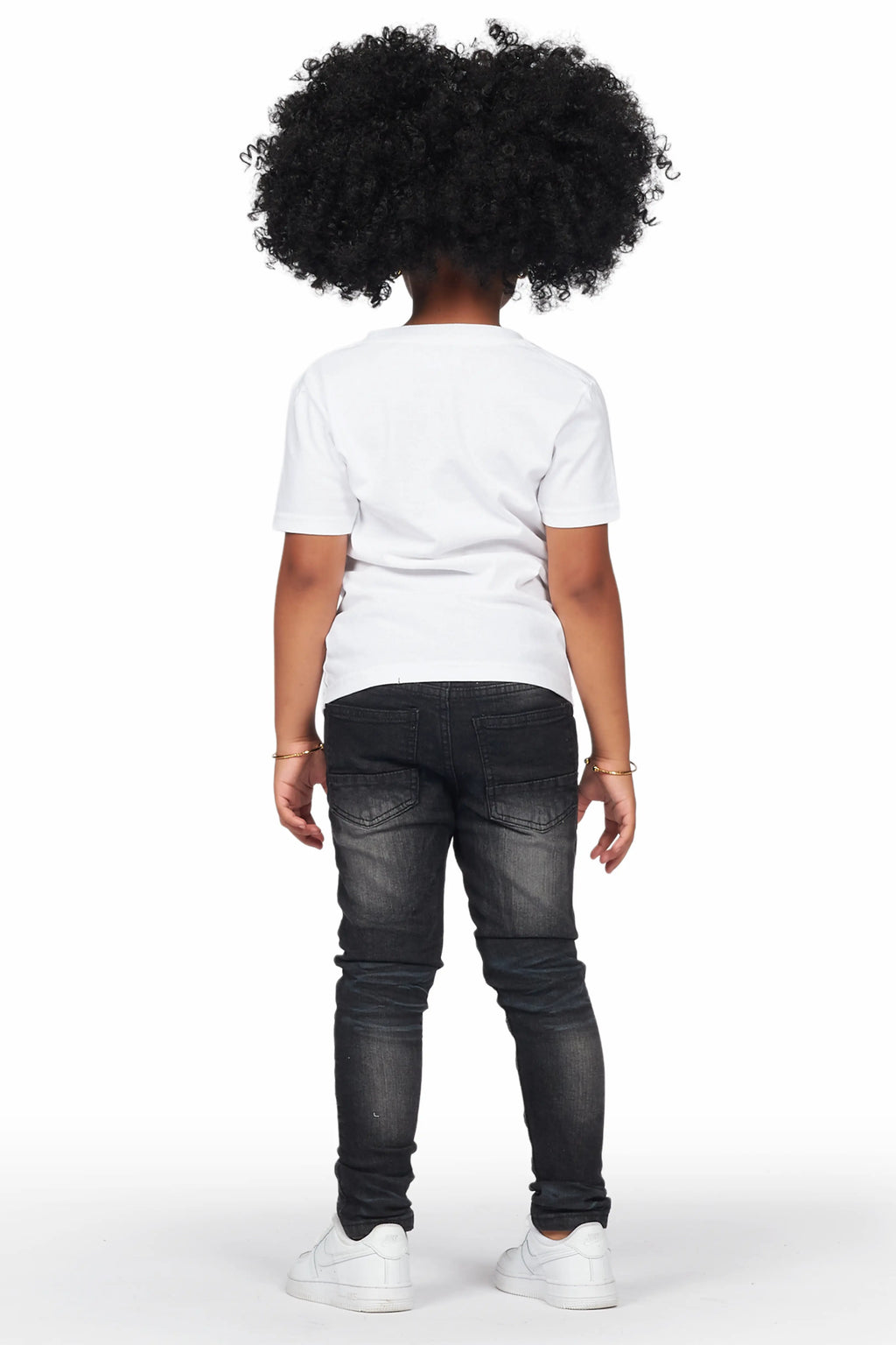 Girls Hale Grey Biker Skinny Jean