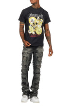 Metallica Shortest Straw Black/Red Graphic T-Shirt