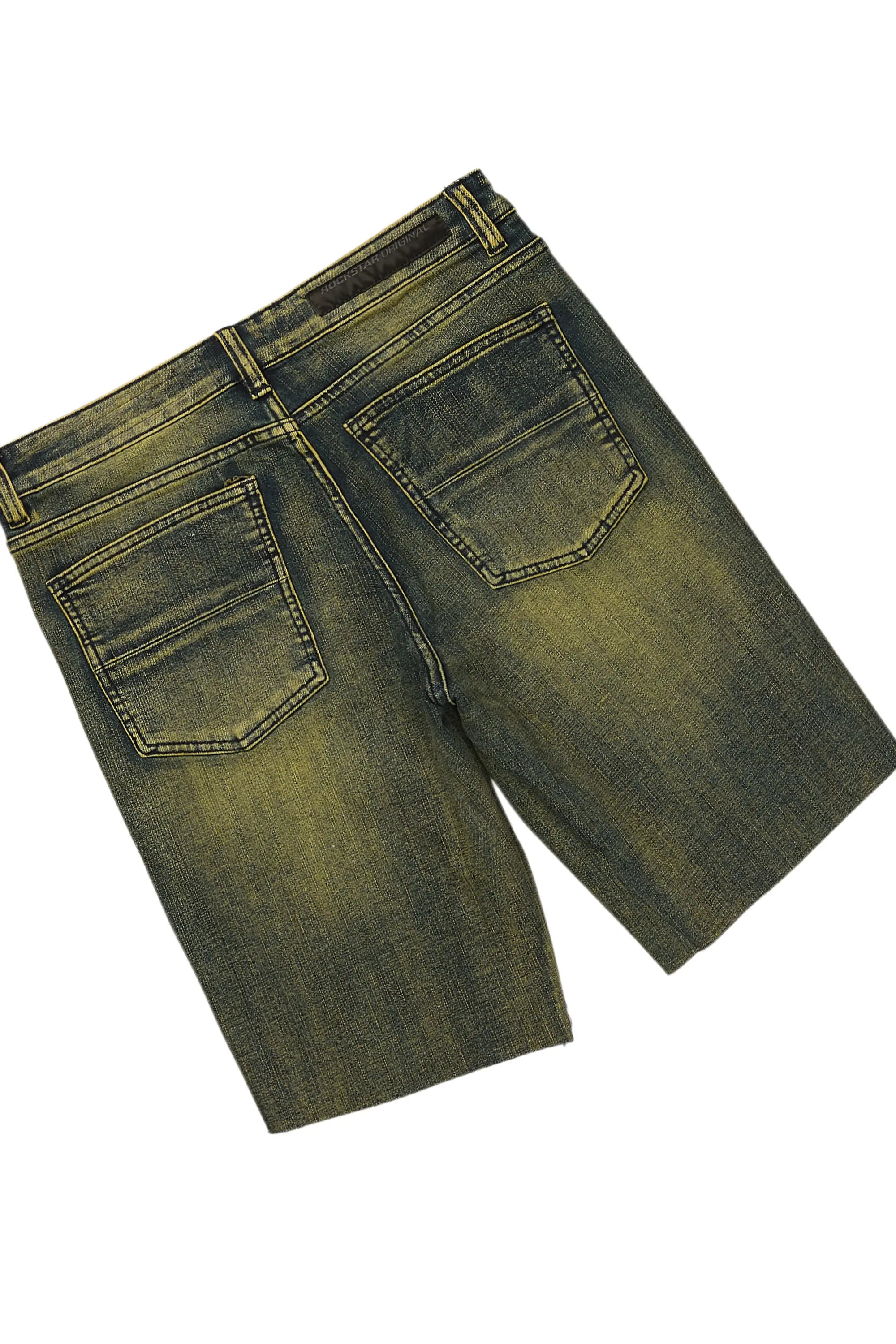 Akos Black/Red Tint T-Shirt/Denim Short Set