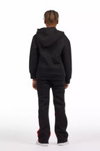 Boys Thierry Black/Red Stacked Flare Track Set