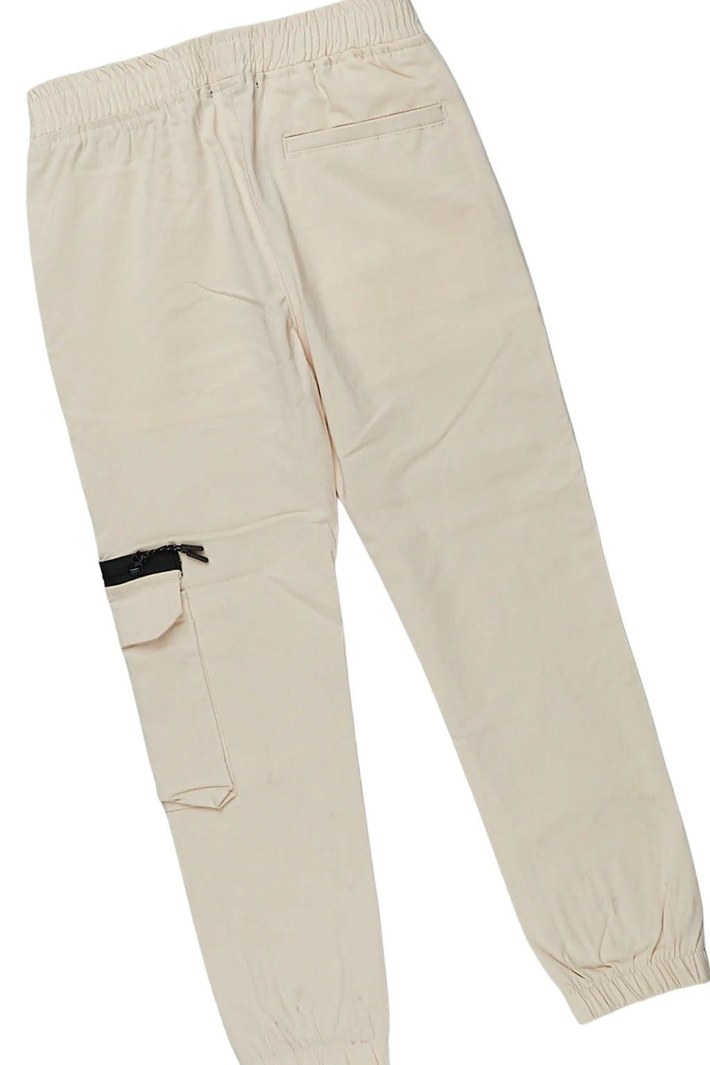 Boys Yuuki White/Beige T-Shirt Cargo Pant Set