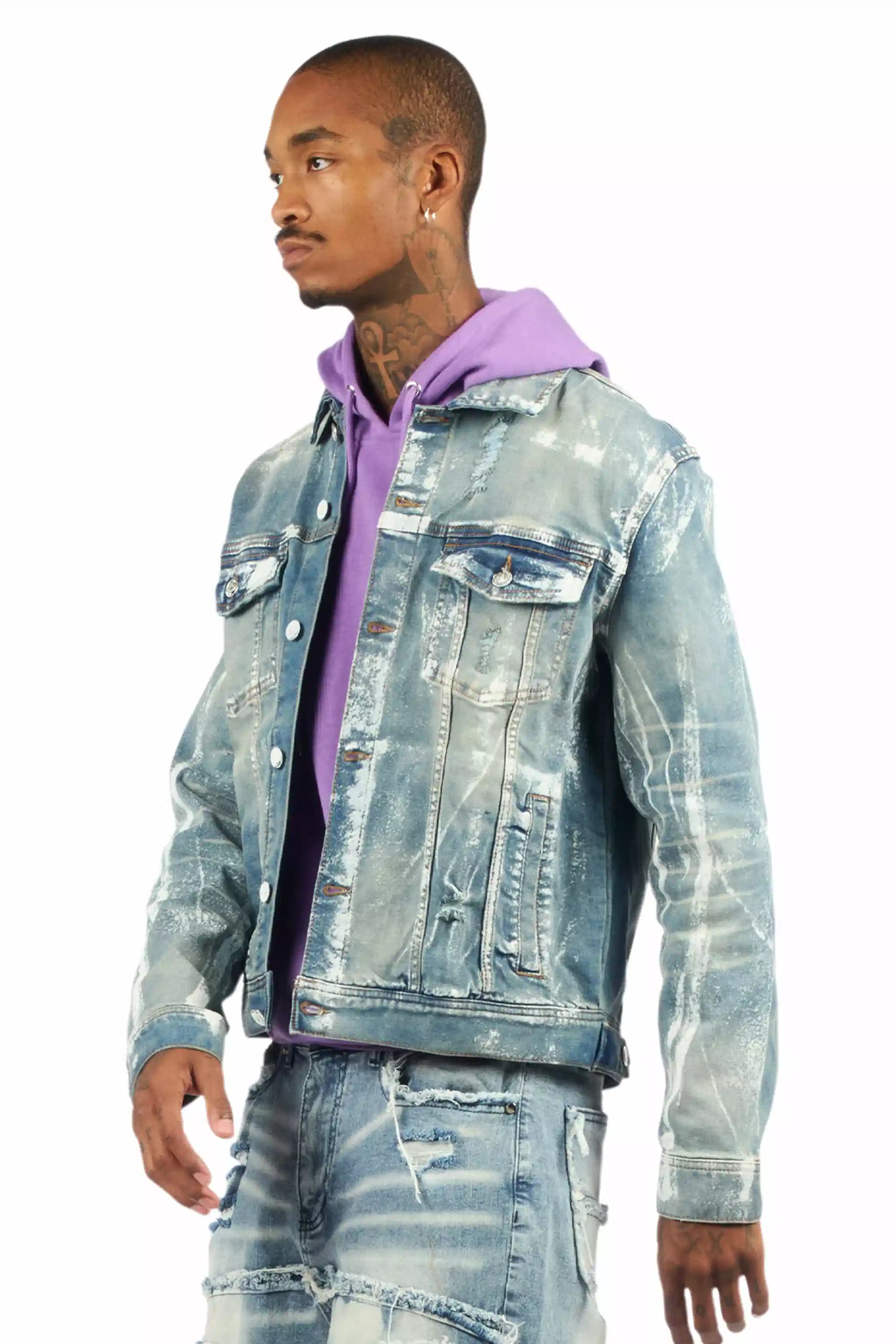 Ozzie Dark Blue Denim Jacket