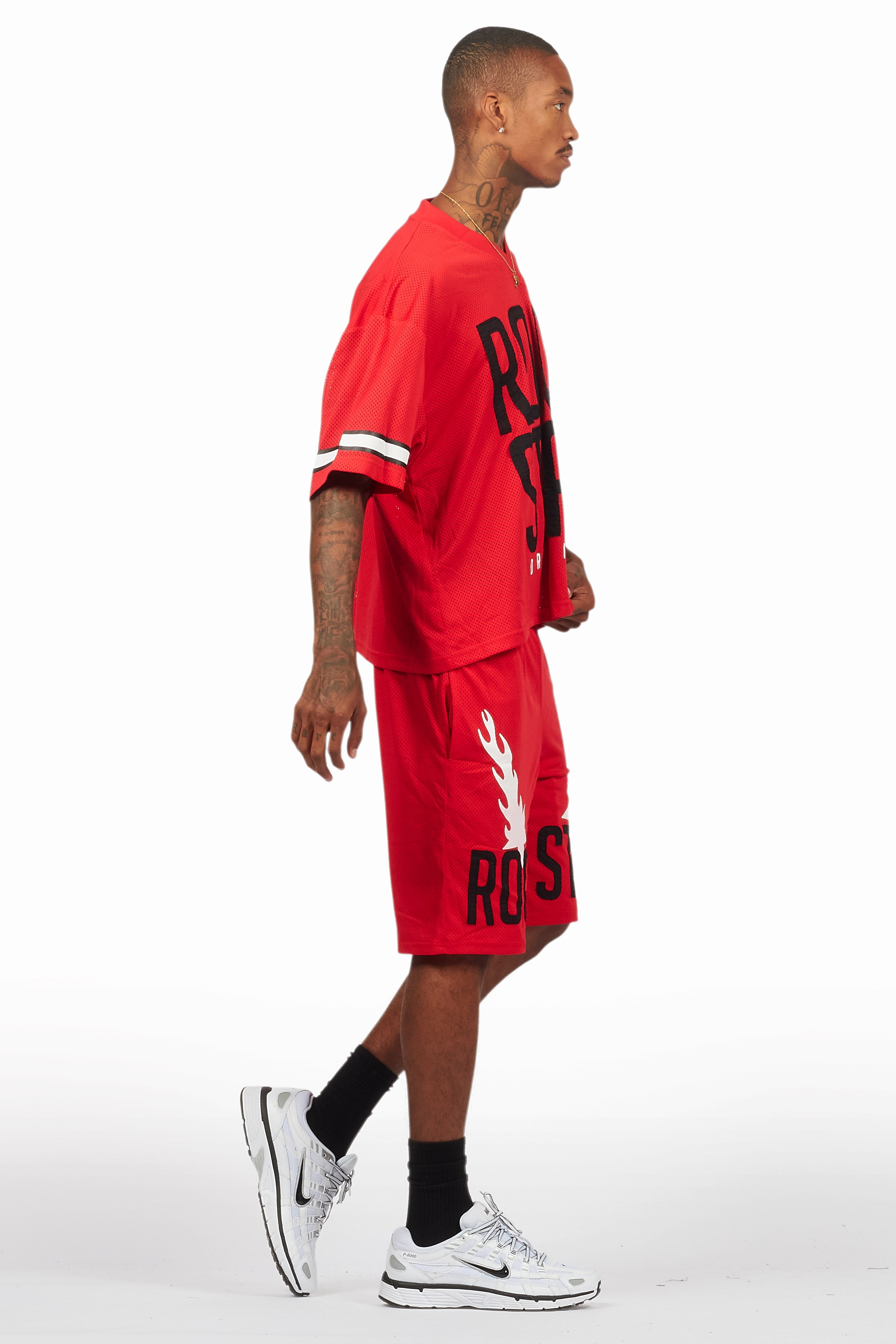 Climi Red T-Shirt/Short Set