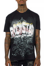 Irix Black Oversized Graphic T-Shirt