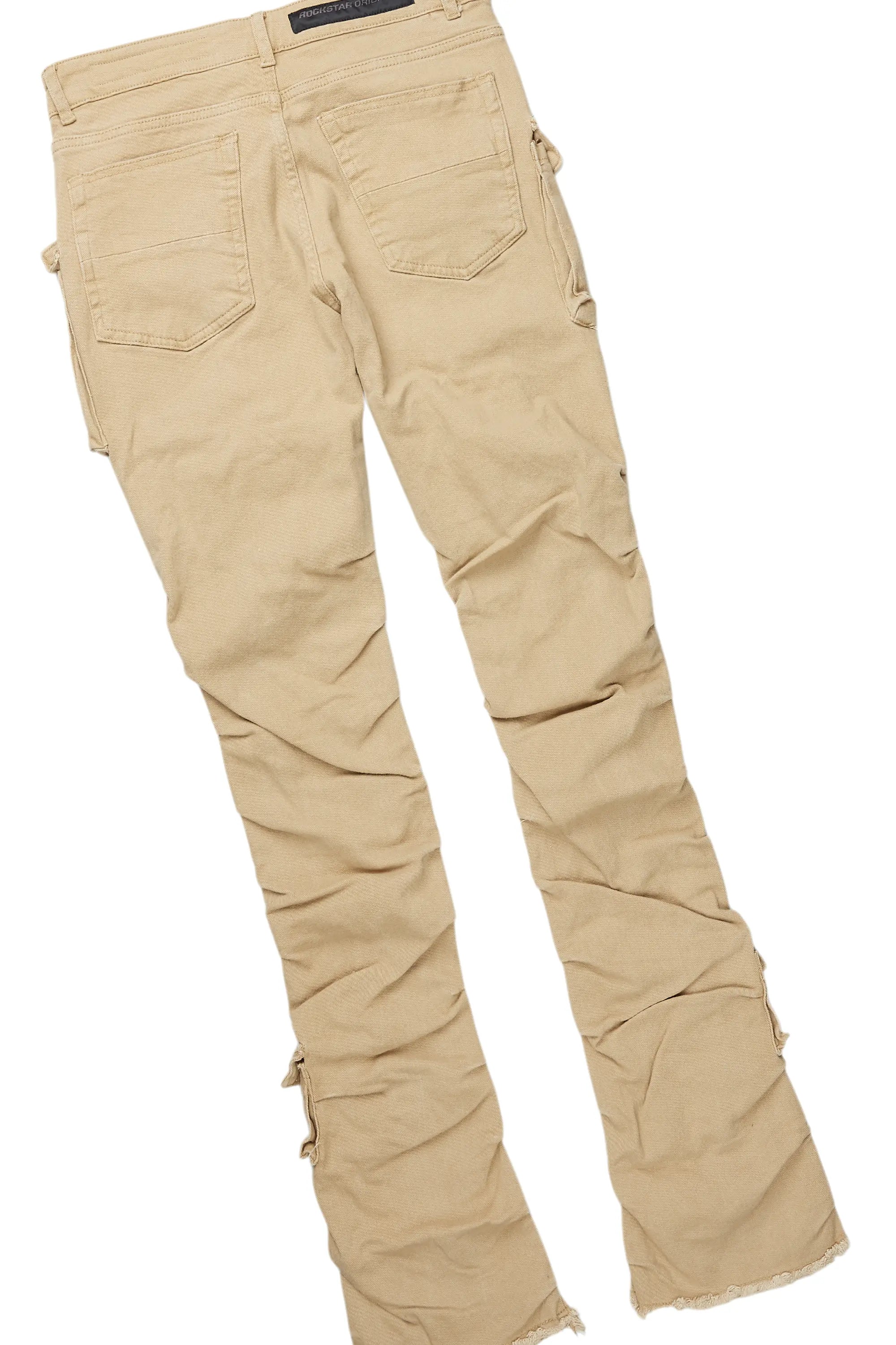 Grill Beige T-Shirt/Stacked Flare Jean Bundle