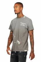 Palmer Vintage Grey Graphic T-Shirt