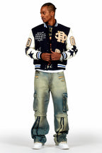 Balser Navy Varsity Jacket
