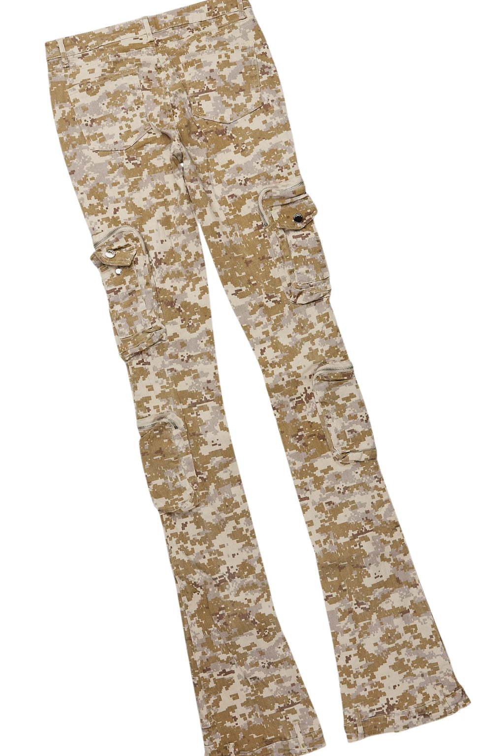 Sharee White/Beige T-Shirt & Jean Set