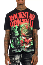 Kilshot Romance 2.0 Black Oversized Graphic T-Shirt