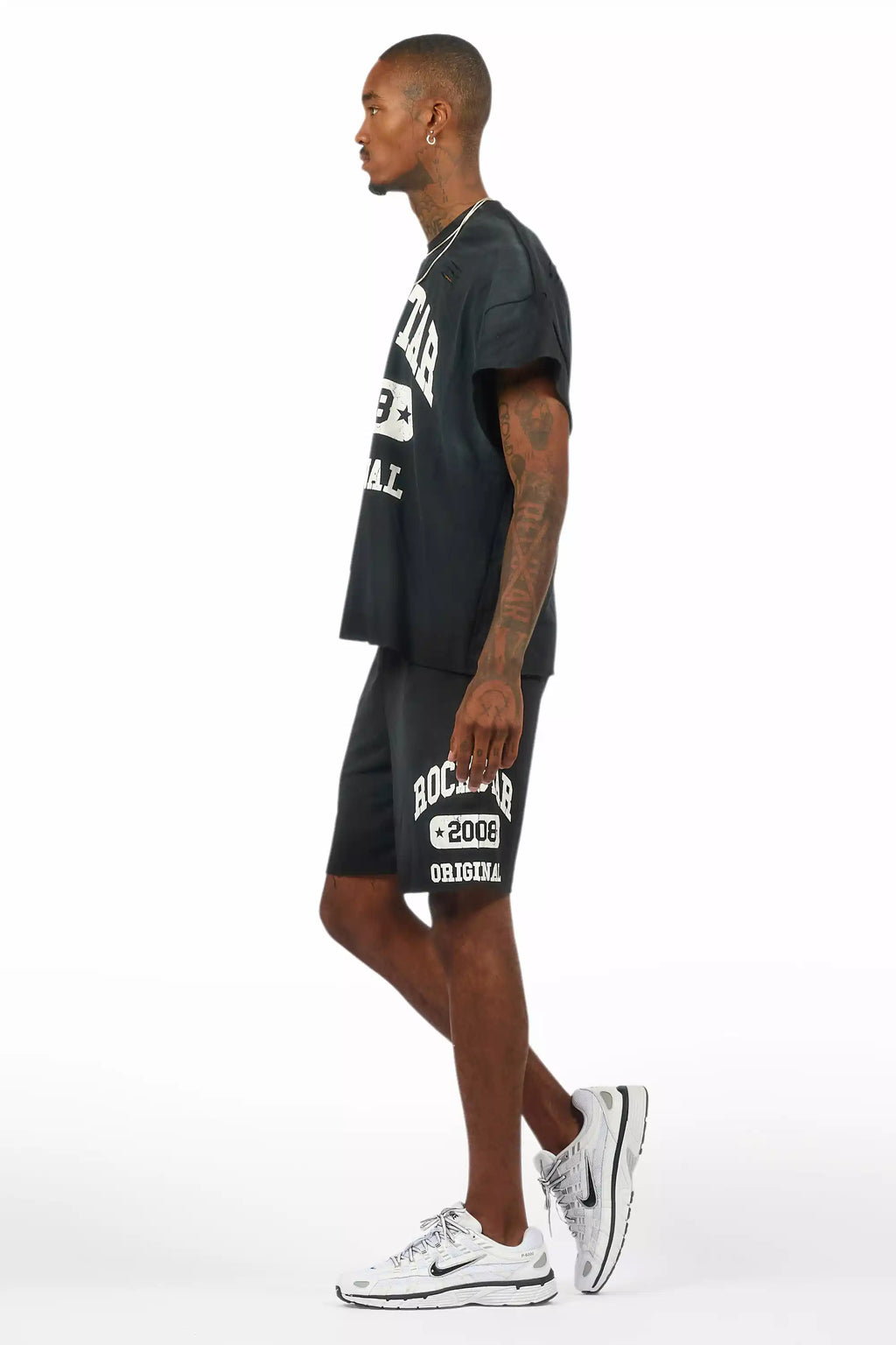 Uppercut Black T-Shirt/Short Set