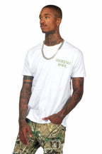 Lake White/Green Graphic T-Shirt