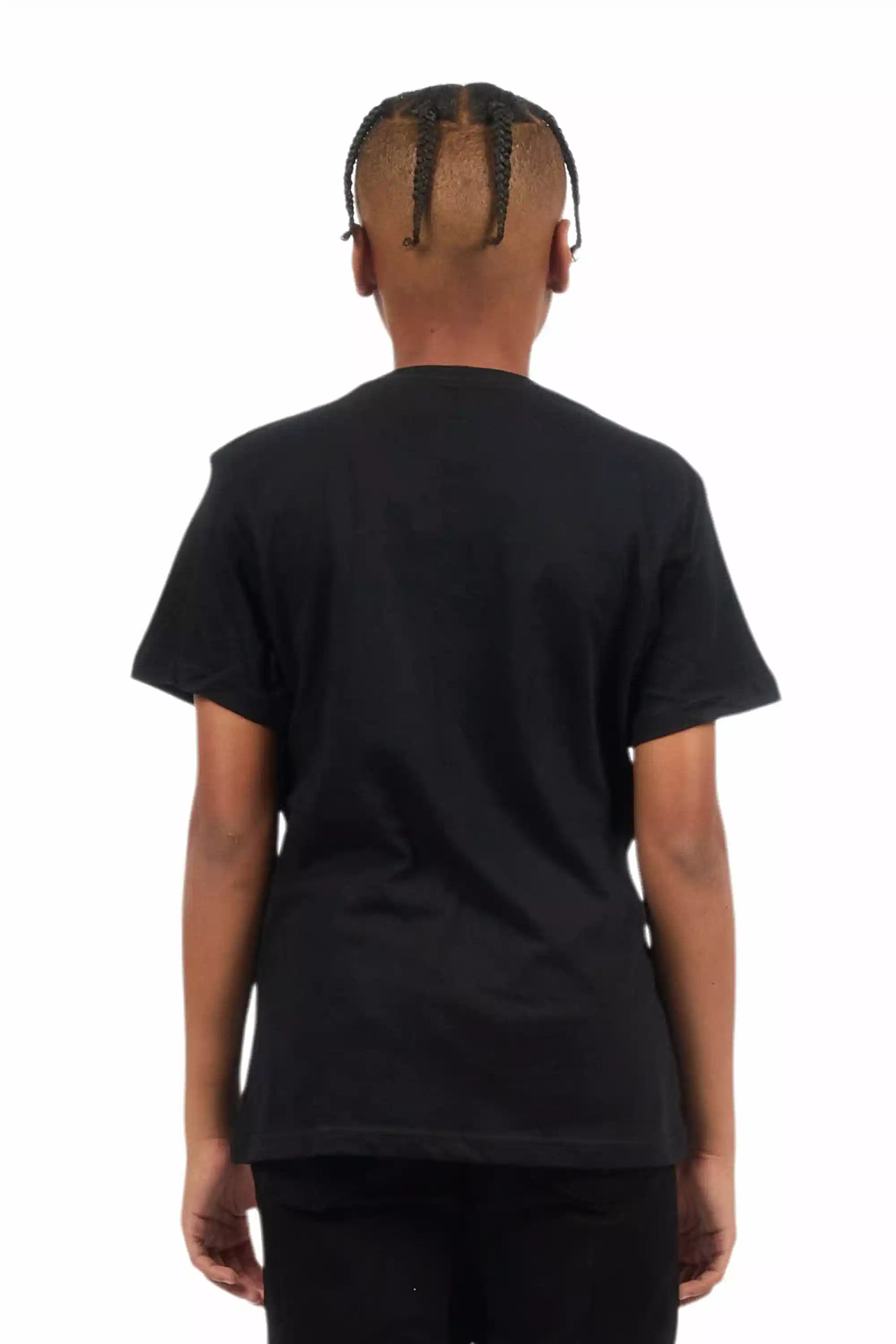 Boys Pluton Black/White Graphic T-Shirt