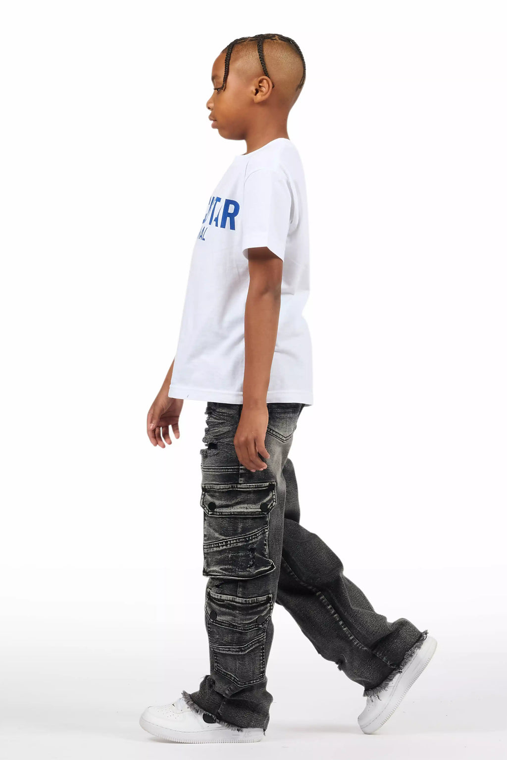 Boys Keylor Black Baggy Fit Jean