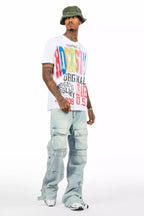 Keen White/Multi Oversized Graphic T-Shirt