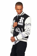 Rune Black Varsity Jacket