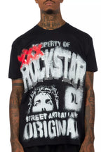 Kyo Black Oversized Graphic T-Shirt