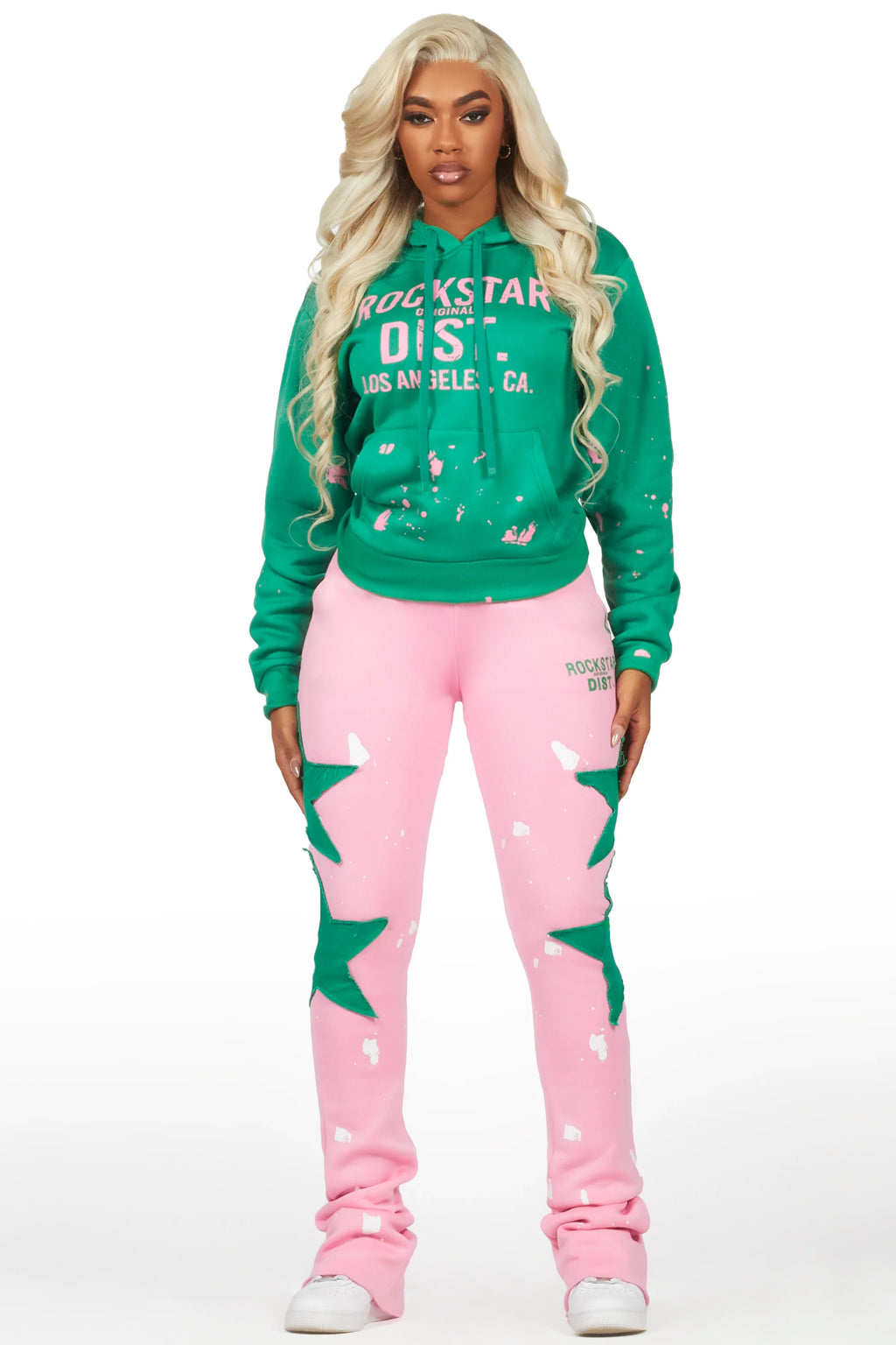 Jaden Pink/Green Super Stacked Trackset