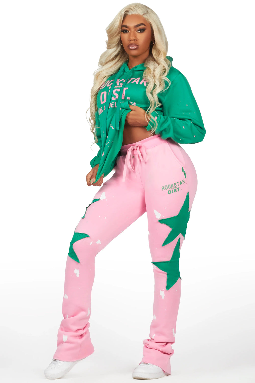Jaden Pink/Green Super Stacked Trackset