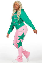 Jaden Pink/Green Super Stacked Trackset