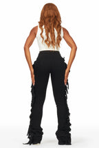 Cataleya Black Super Stacked Jean