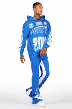 Amos Royal Blue Hoodie/Baggy Track Pant Set