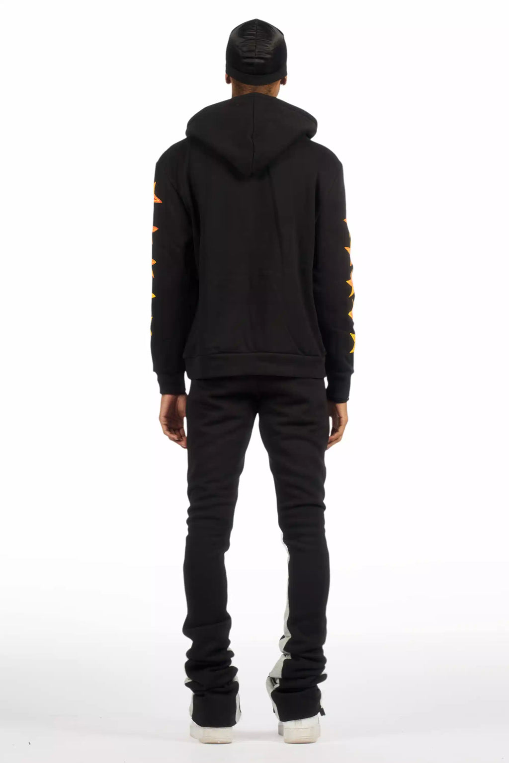 Torq Black/Orange Hoodie/Super Stacked Track Set