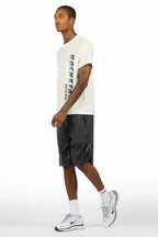 Xadrian White T-Shirt/Short Set