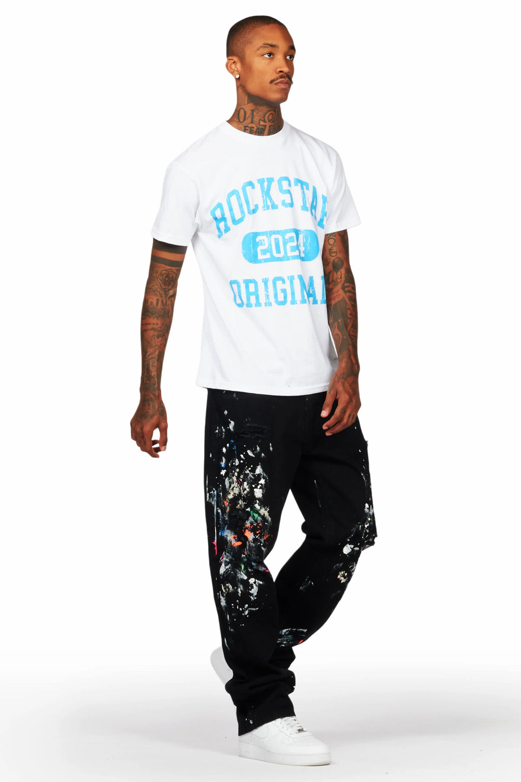 Zasha Black Painter Baggy Jean