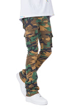 Kirrem Camo Super Stacked Flare Jean