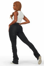 Wynter Black Super Stacked Jean