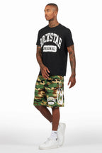Members Black/Camo T-Shirt/Short Set